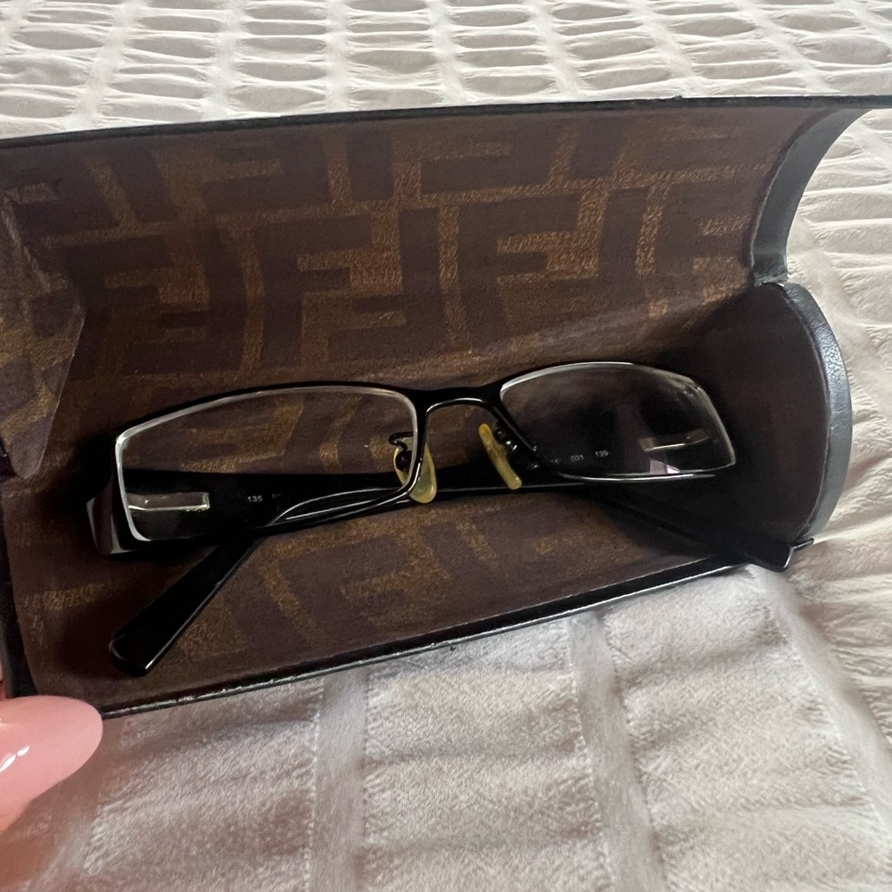 Black Fendi Optical Glasses with Case